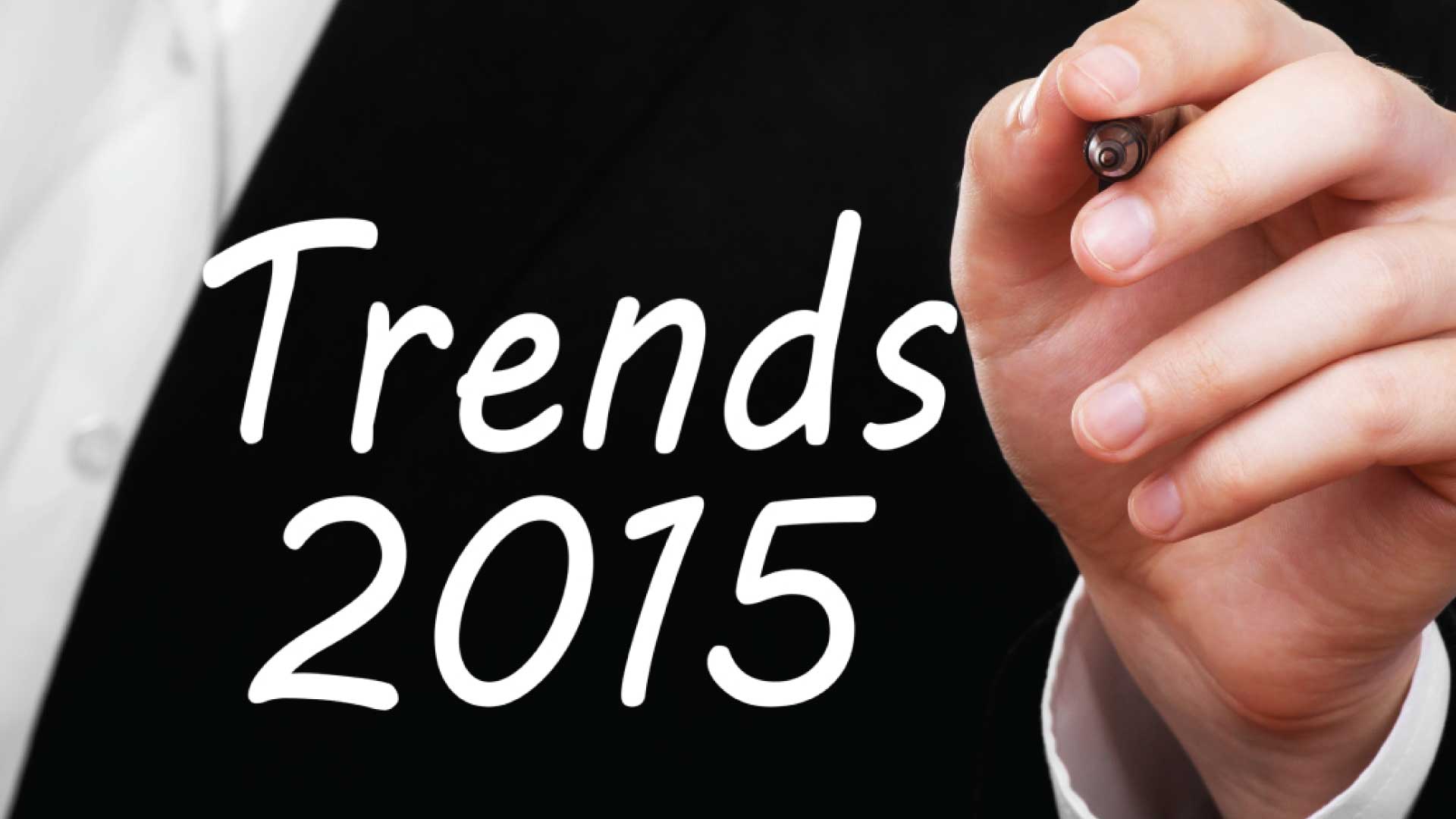 hand writing "trends 2015"