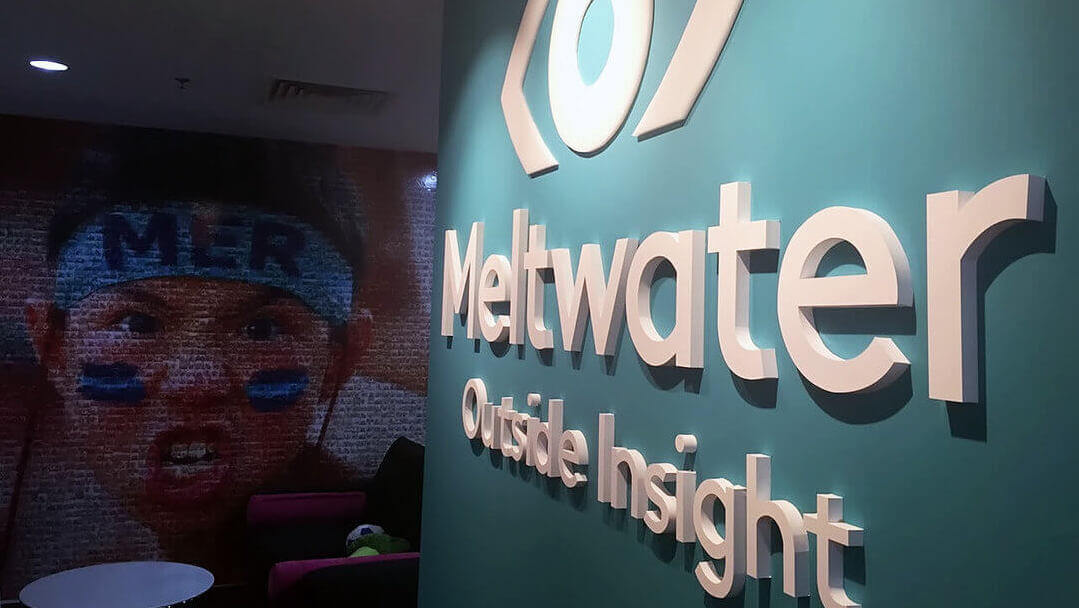 interior wall of meltwater workplace