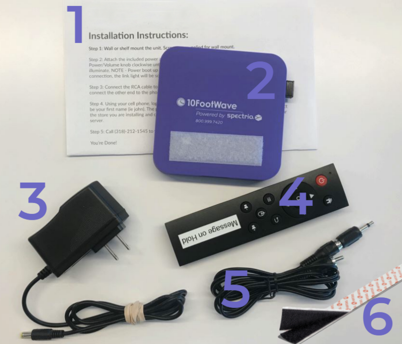 BSFS OnHold Installation Instructions Spectrio