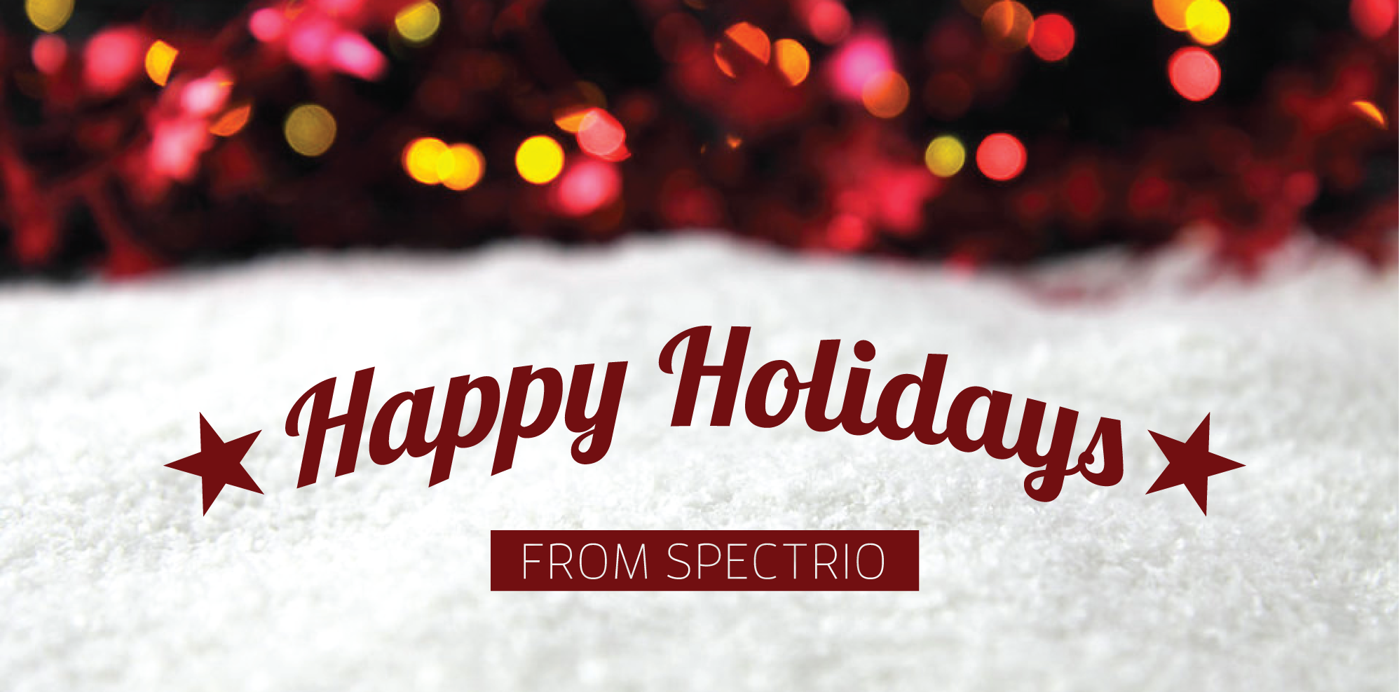 happy holidays from spectrio