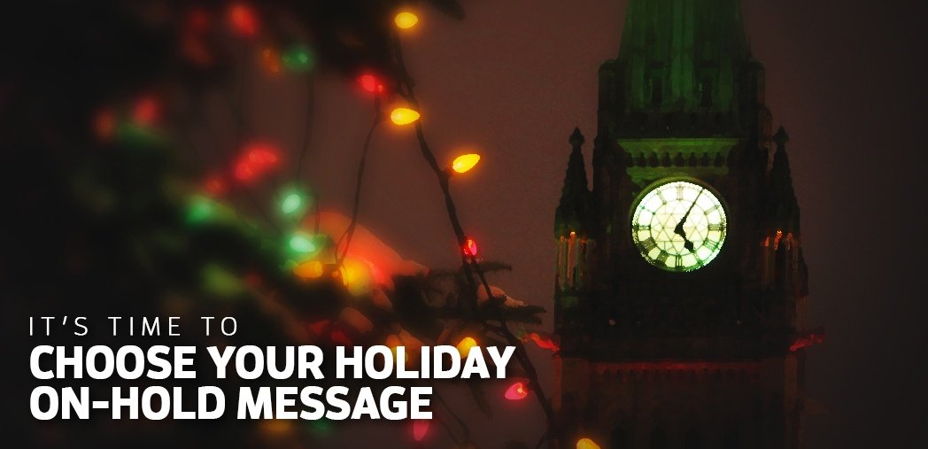 update your holiday on-hold message