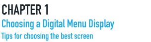 Digital menu how-to: tips for finding the best digital menu display