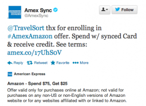 AmEx Twitter Sync Campaign 1