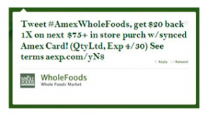 AmEx Twitter Sync Campaign 2