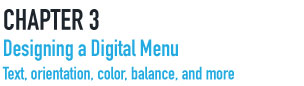 digital menu how-to: designing a digital menu board
