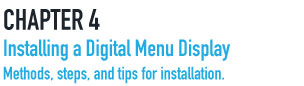 digital menu how-to: installing a digital menu display