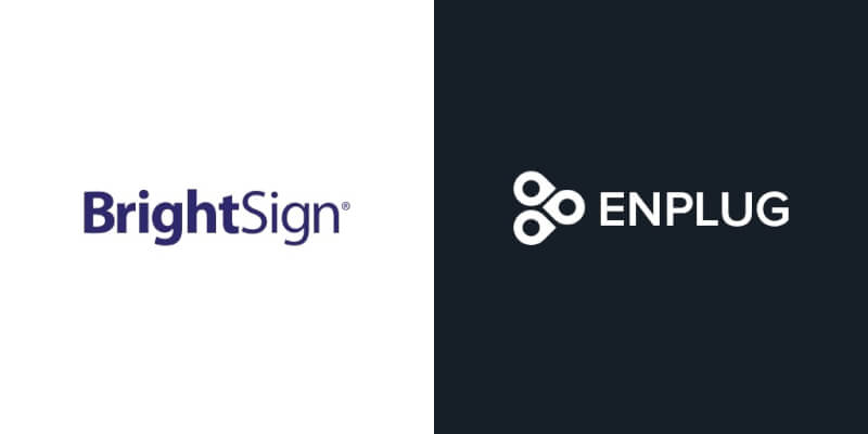 Enplug BrightSign cloud integration announcement