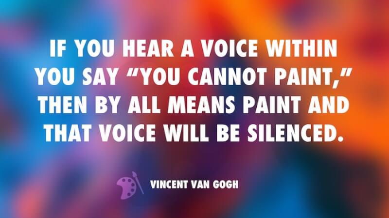 Inspirational Quote Vincent Van Gogh