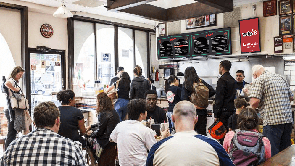 interior busy restaurant