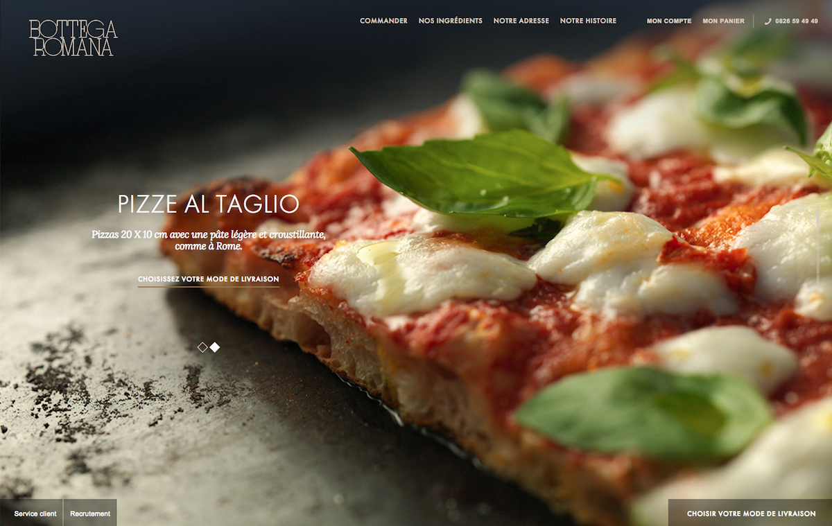 Restaurant digital signage HTML