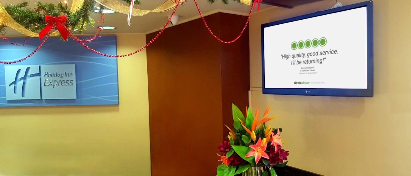 TripAdvisor Lobby Digital Displays for Hospitality