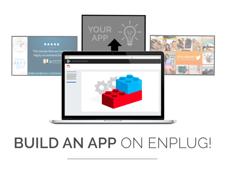 build digital signage app