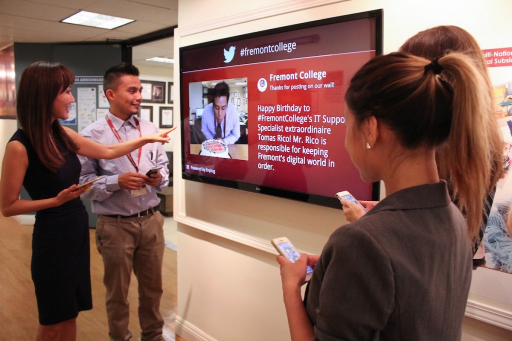 Fremont College digital signage