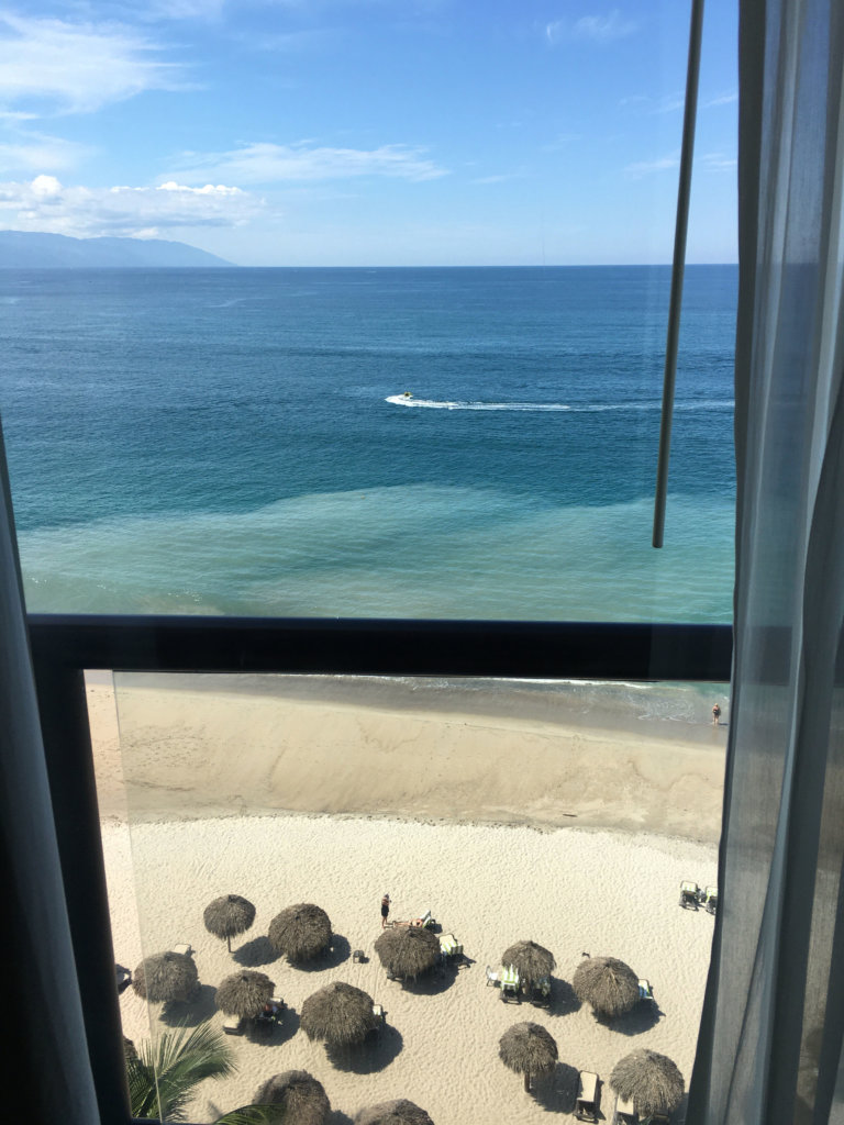 Ocean view from room, Hyatt Ziva Puerto Vallarta, Mexico