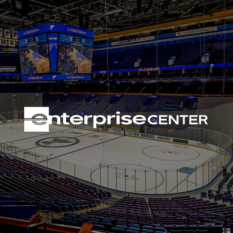 photo of enterprise center with logo