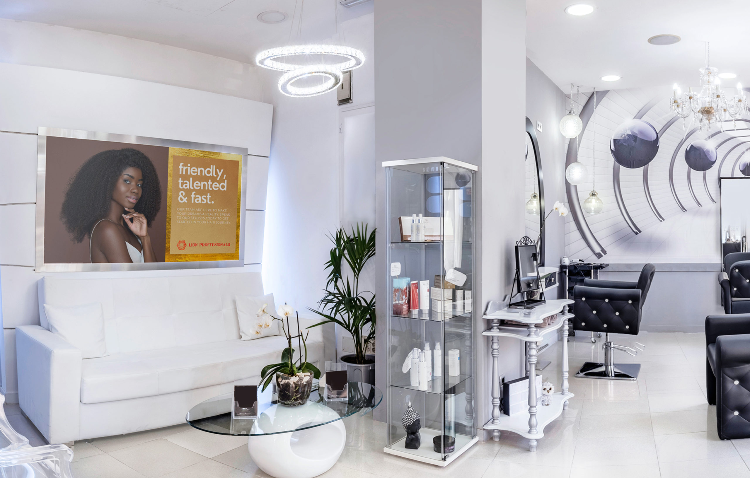 Reinvent Hair Salon with Digital Signage