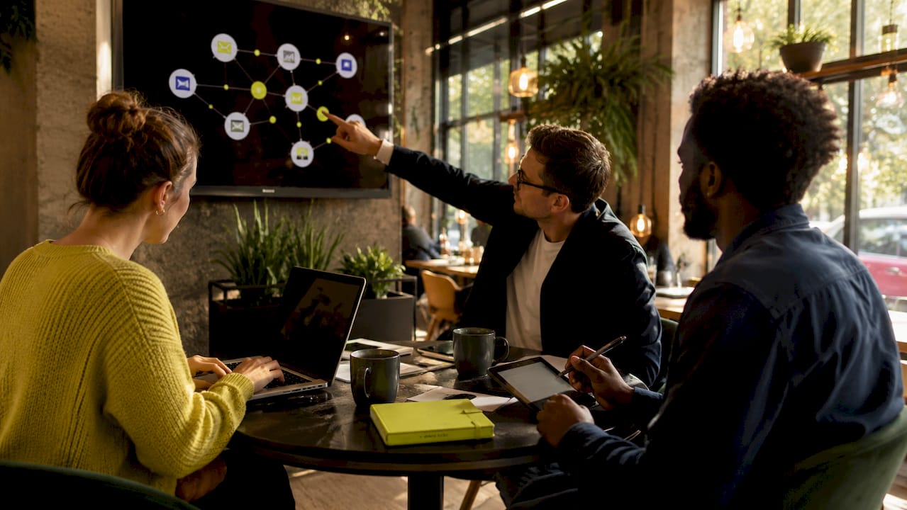 Team planning omnichannel campaigns